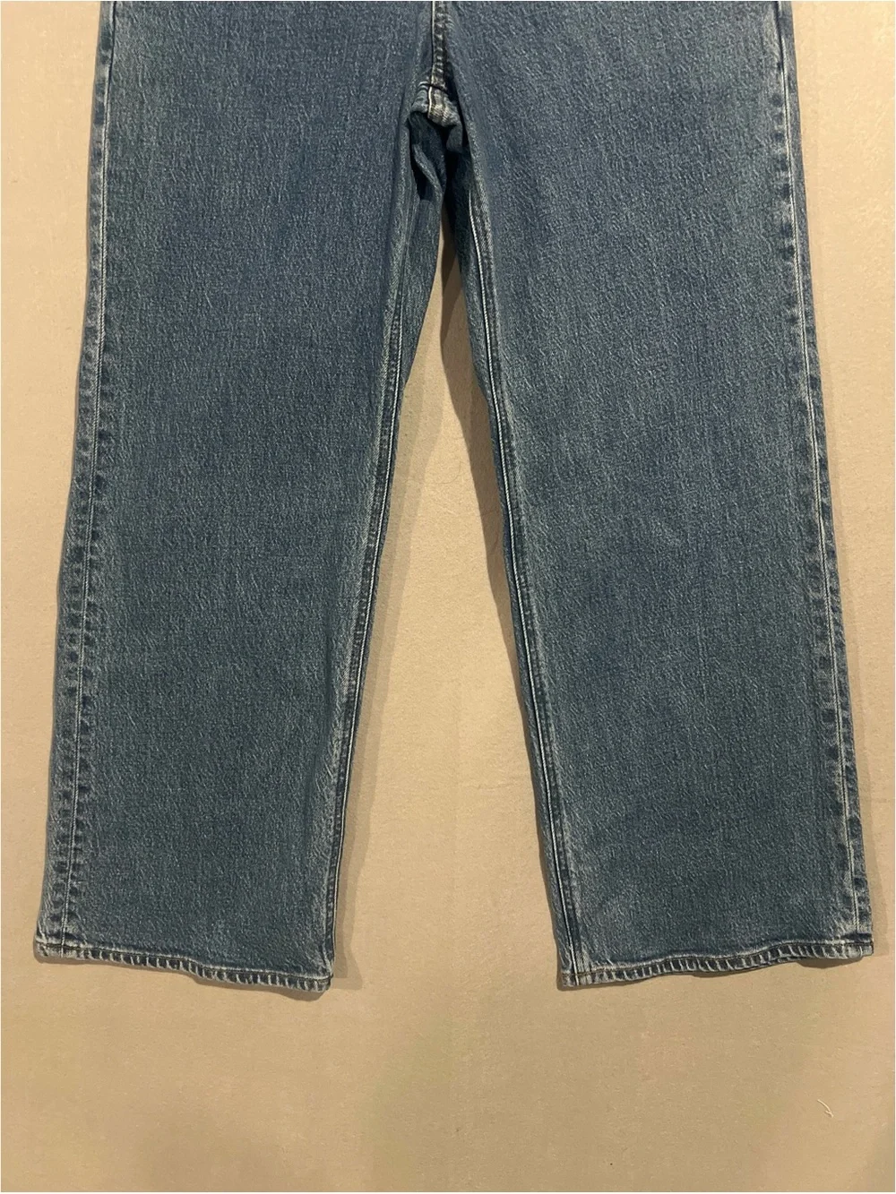 J.Crew Jean Women’s 26 Blue Slim Wide With Stacked Buttons Denim CH884